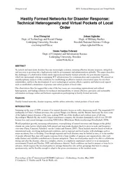 HFN: Technical Heterogeneity and Virtual PoLOs