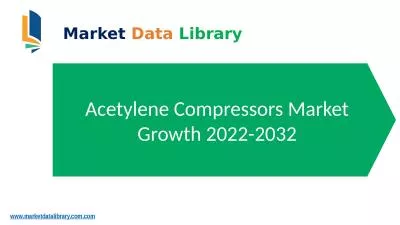 Acetylene Compressors Market Size, Share, Trend, Opportunity