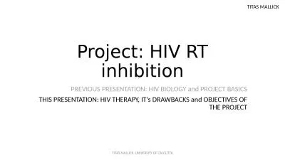 Project: HIV RT inhibition