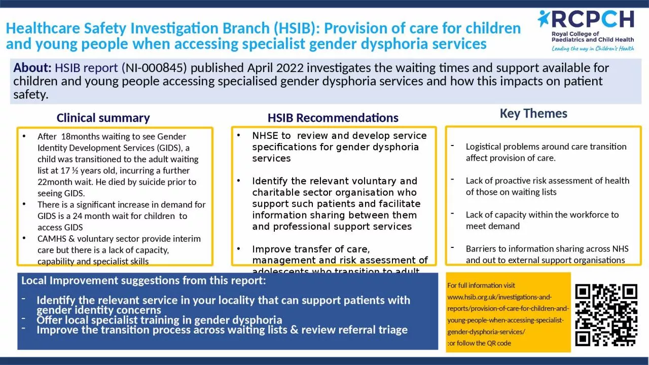 PPT-NHSE to review and develop service specifications for