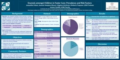 En uresis amongst Children in Foster Care: Prevalence and Risk Factors