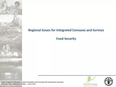 Regional Issues for Integrated Censuses and Surveys