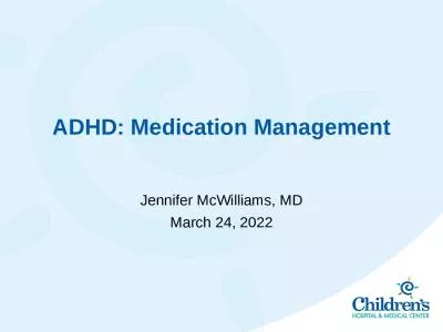 ADHD: Medication Management