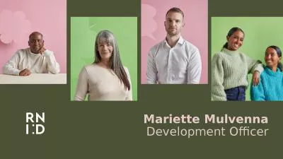 Mariette Mulvenna Development Officer