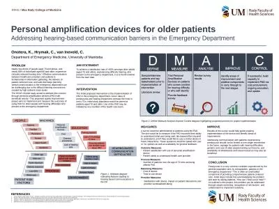 Personal amplification devices for older patients