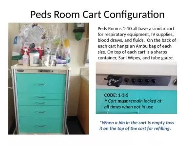 Peds Room Cart Configuration