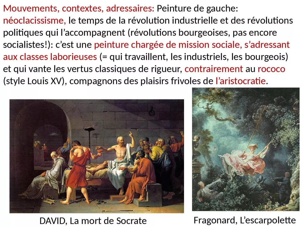 PPT-DAVID, La mort de Socrate