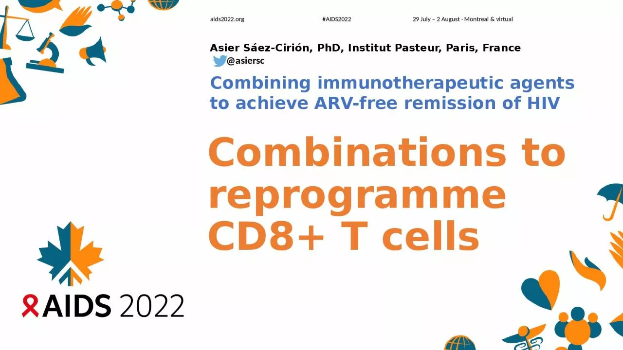 Combinations to reprogramme CD8+ T cells