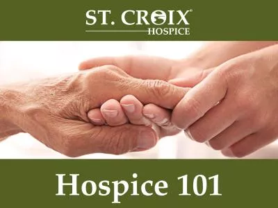 Hospice 101 St. Croix Hospice Values