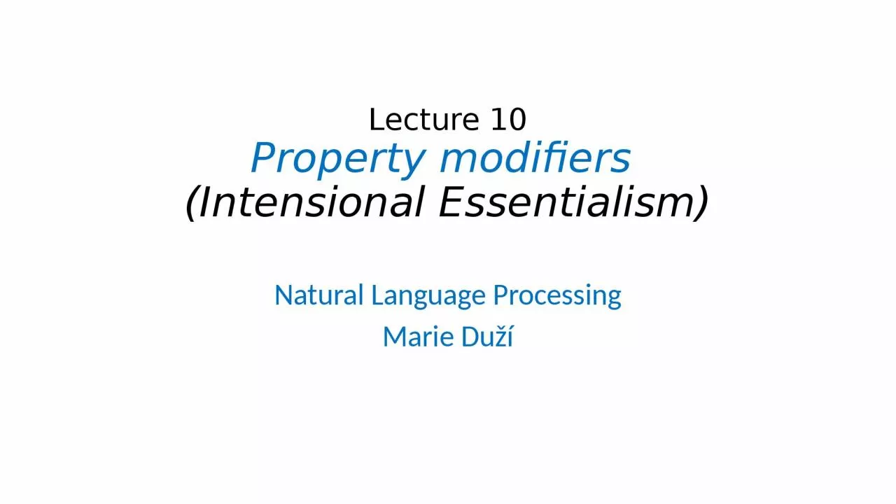 PPT-Lecture 10 Property modifiers