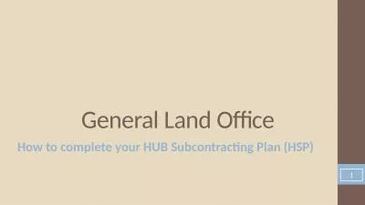 How to complete your HUB Subcontracting Plan (HSP)