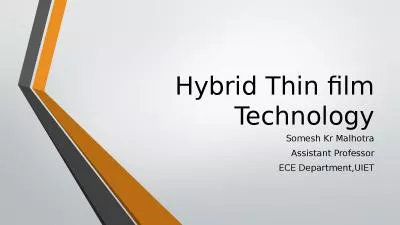 Hybrid Thin film Technology