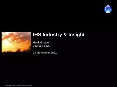 IHS Industry & Insight