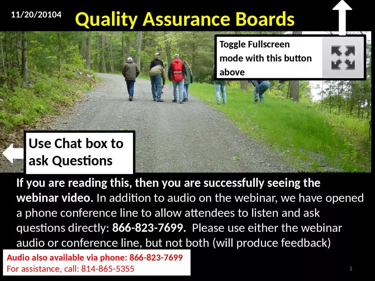 PPT-1 Quality Assurance Boards