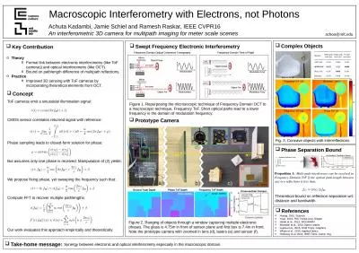 Macroscopic Interferometry with Electrons, not Photons