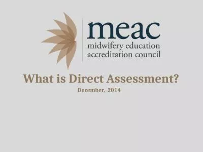 What is Direct Assessment?