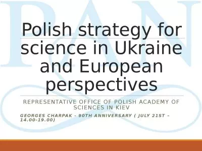 Polish strategy for science in Ukraine and