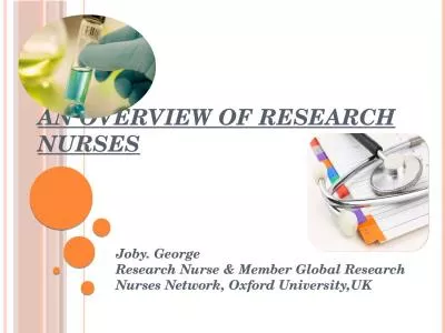 An Overview of Research Nurses