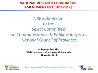 NATIONAL RESEARCH FOUNDATION