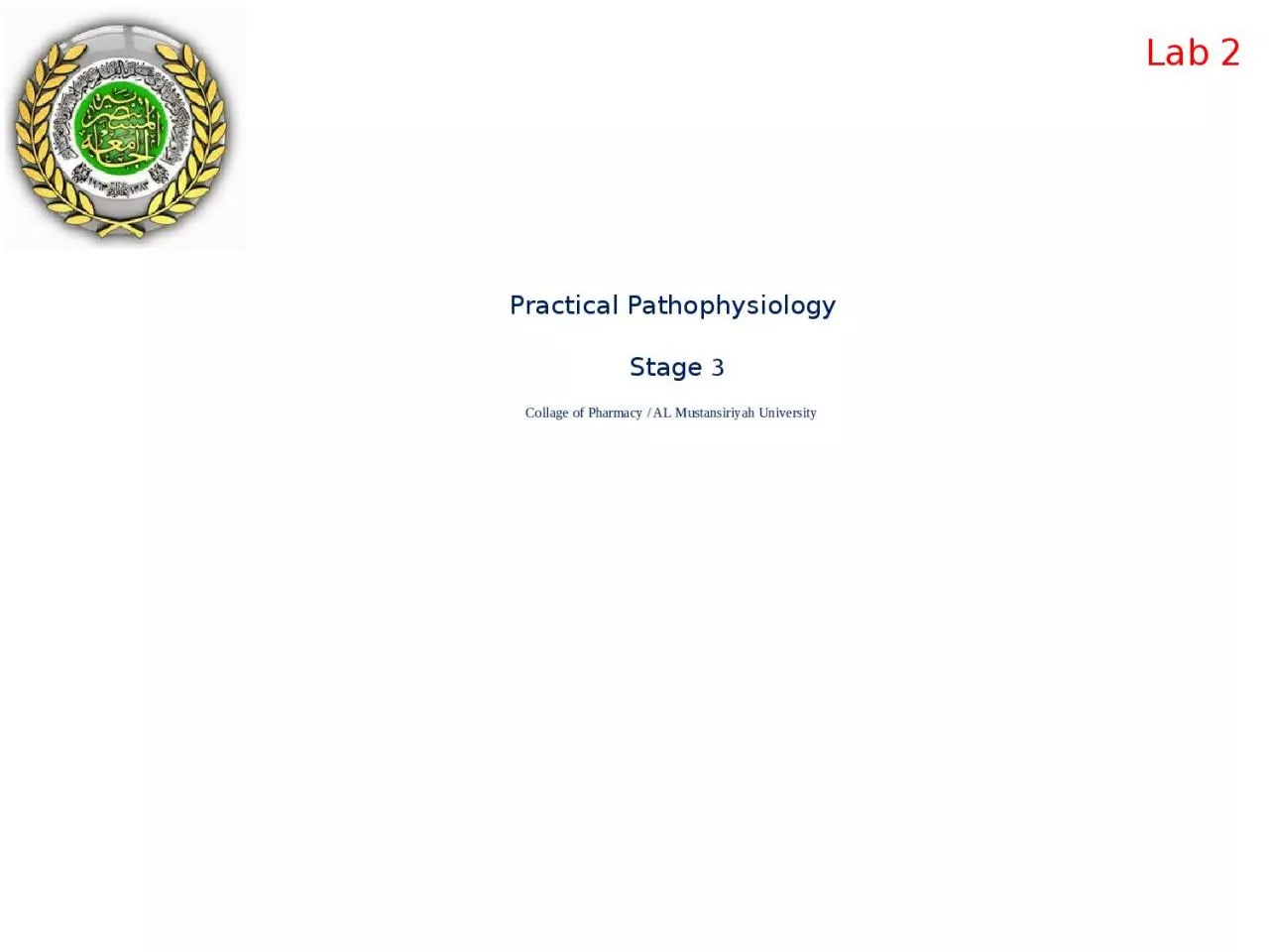 PPT-Practical Pathophysiology