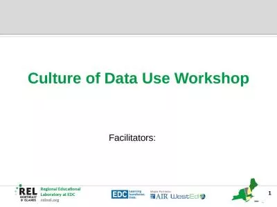 Culture of Data Use Workshop