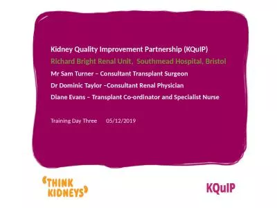 Kidney Quality Improvement Partnership (KQuIP)