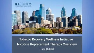Tobacco Recovery Wellness Initiative