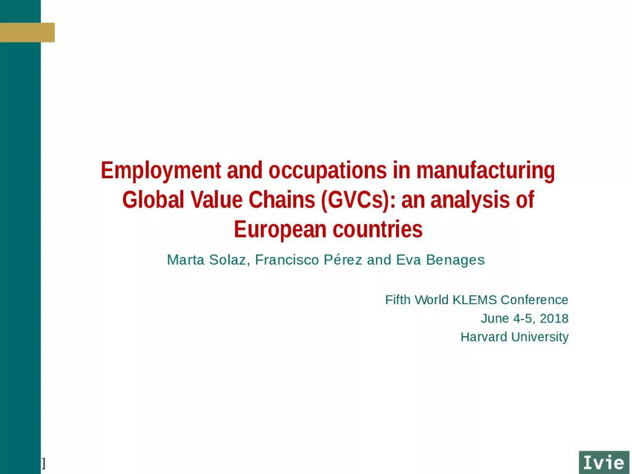 Employment and occupations in manufacturing
