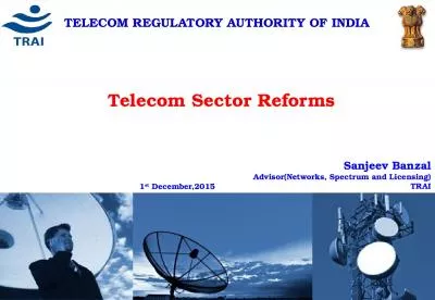 TELECOM REGULATORY AUTHORITY OF INDIA