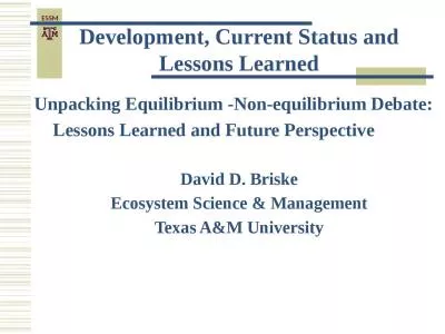 Unpacking Equilibrium -Non-equilibrium Debate: