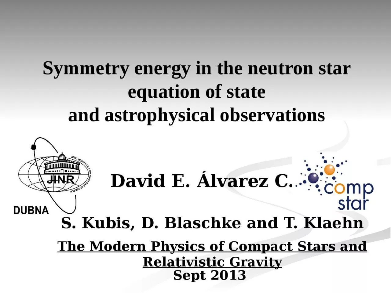 PPT-Symmetry energy in the neutron star equation of state