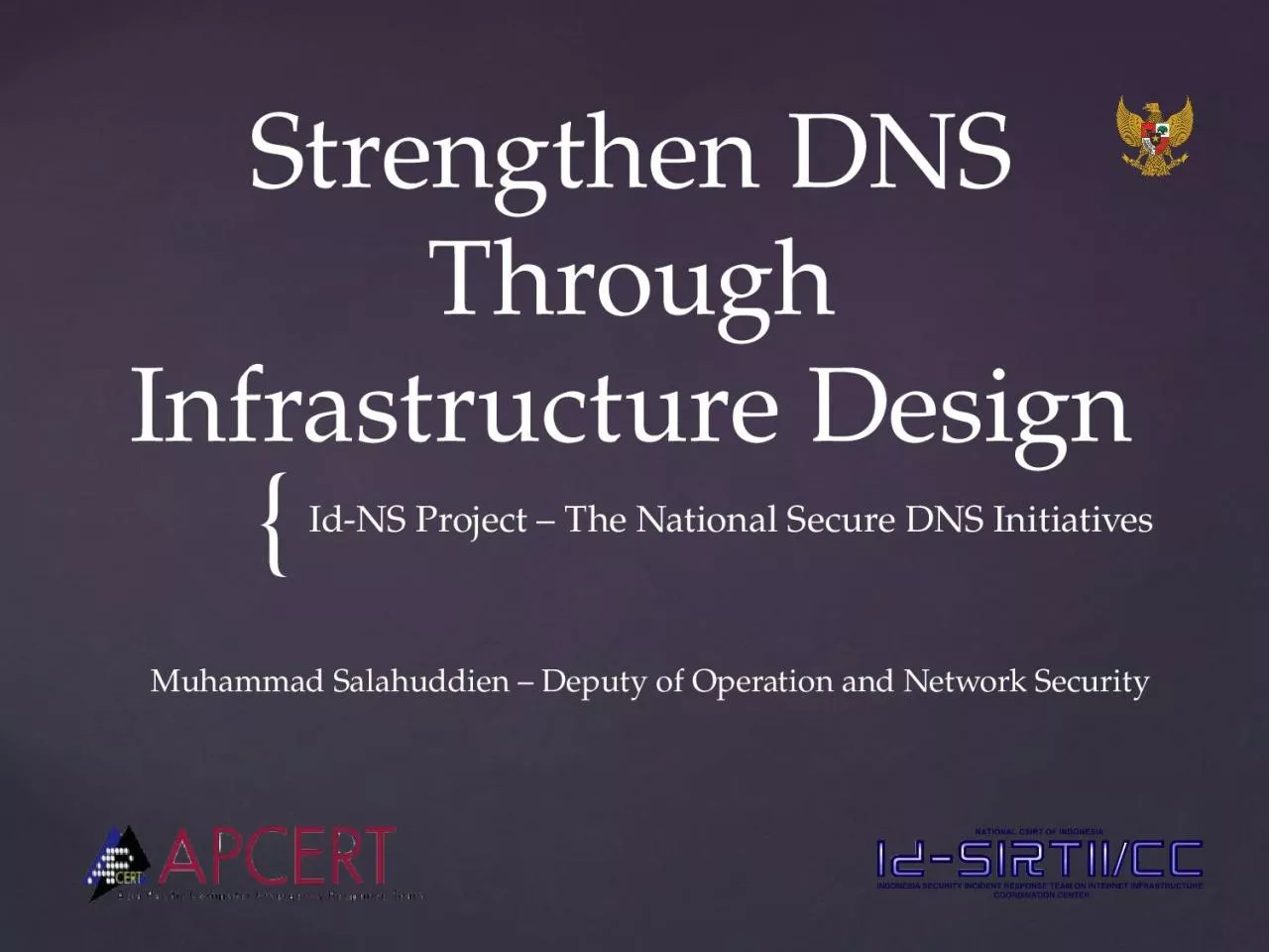 PPT-Strengthen DNS Through Infrastructure Design