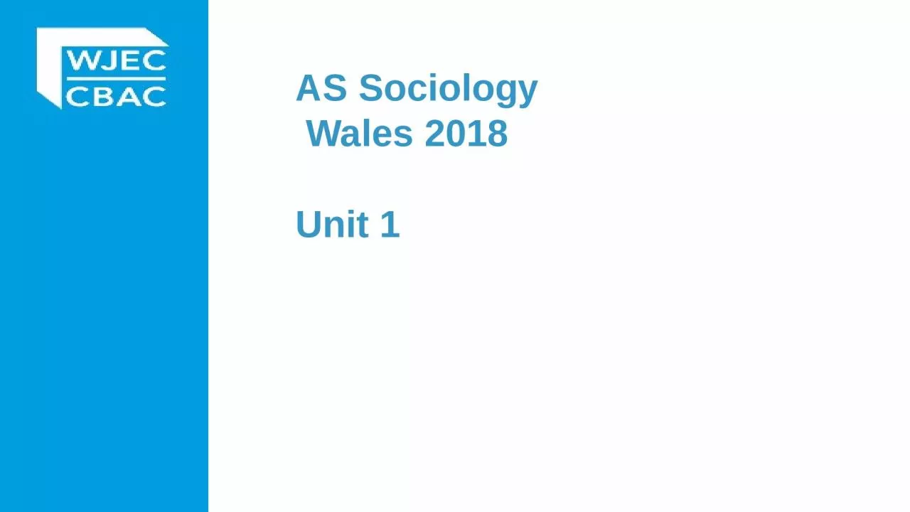 PPT-AS Sociology Wales 2018