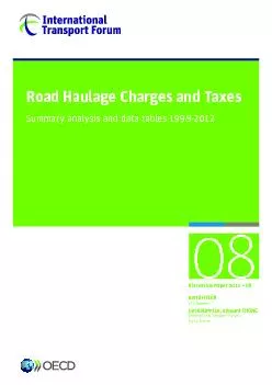 Road Haulage Charges and Taxes