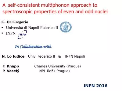 INFN 2016 A  self-consistent multiphonon approach to spectroscopic properties of even and odd nucle