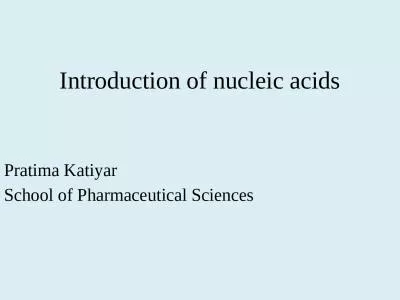 Introduction of nucleic acids
