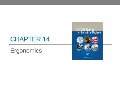 CHAPTER 14 Ergonomics Learning Objectives