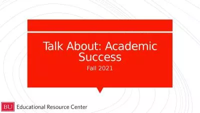 Talk About: Academic Success