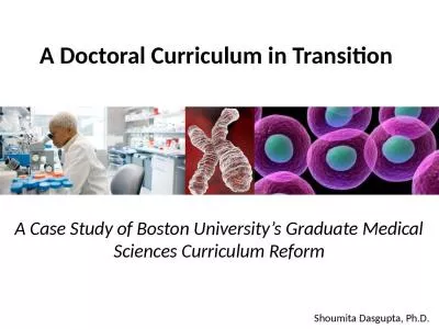 A Doctoral Curriculum in Transition