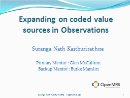 Expanding on coded value sources in Observations