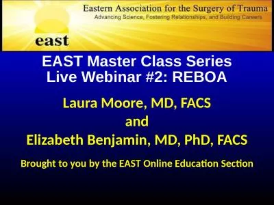 EAST Master Class Series