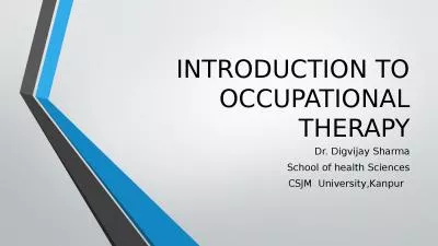 INTRODUCTION TO OCCUPATIONAL