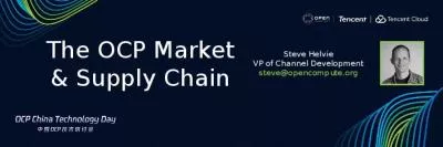 The OCP Market & Supply Chain