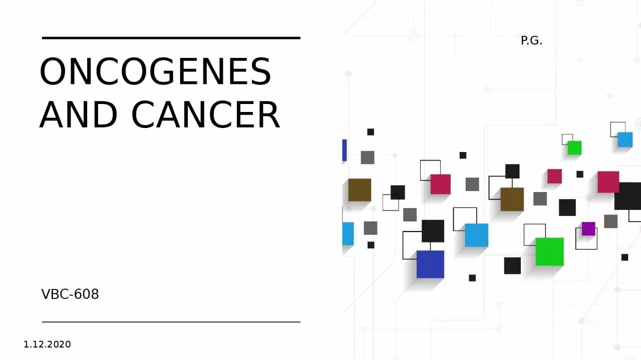 PPT-ONCOGENES AND CANCER VBC-608