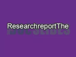 ResearchreportThe‘‘Haunt’’project:Anattempttobuild