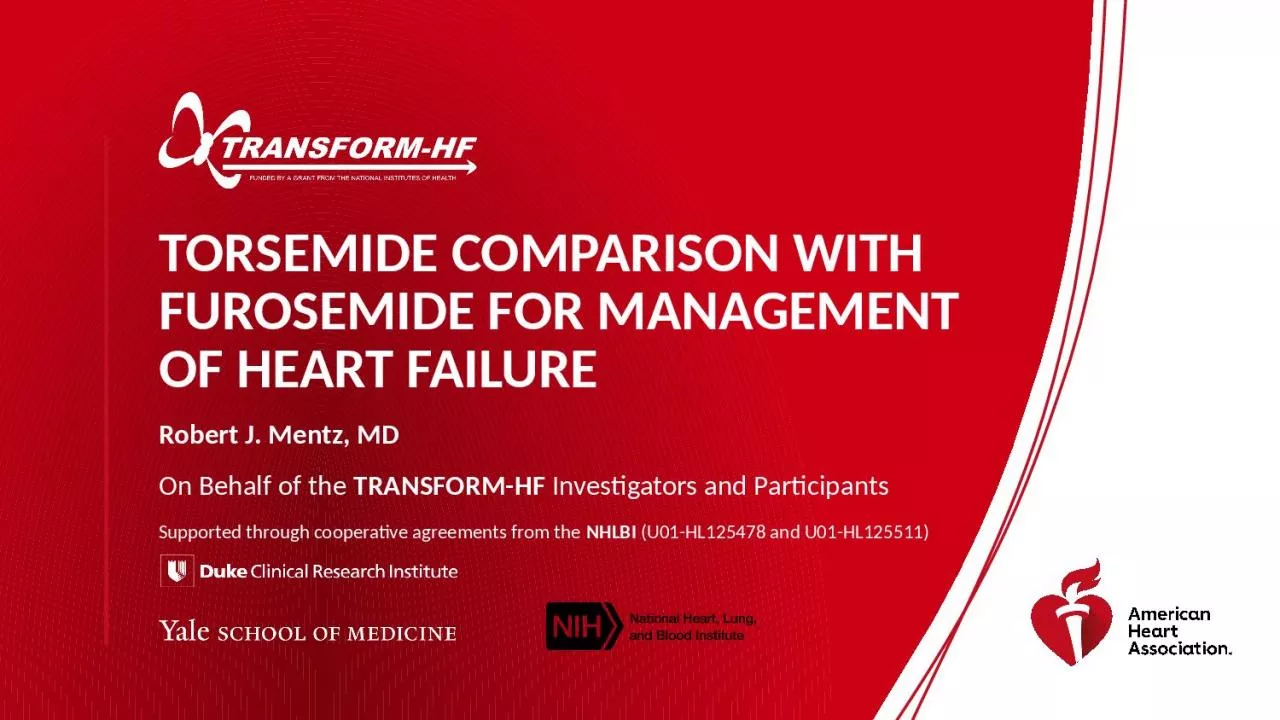 PPT-TORSEMIDE COMPARISON WITH FUROSEMIDE FOR MANAGEMENT OF HEART FAILURE