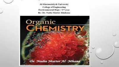 History Organic chemistry deals with the compounds of carbon. The science of organic chemistry