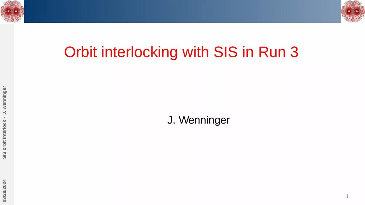 PPT-11/28/2019 SIS orbit interlock - J. Wenninger