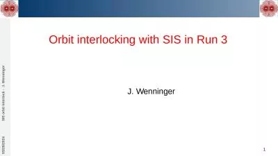 11/28/2019 SIS orbit interlock -  J. Wenninger