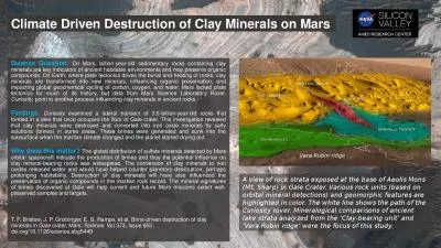 Climate Driven Destruction of Clay Minerals on Mars